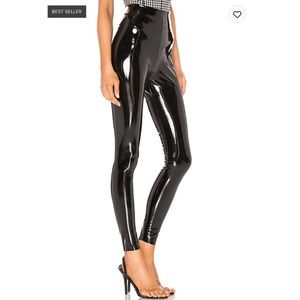 Commando faux patent legging black liquid legging